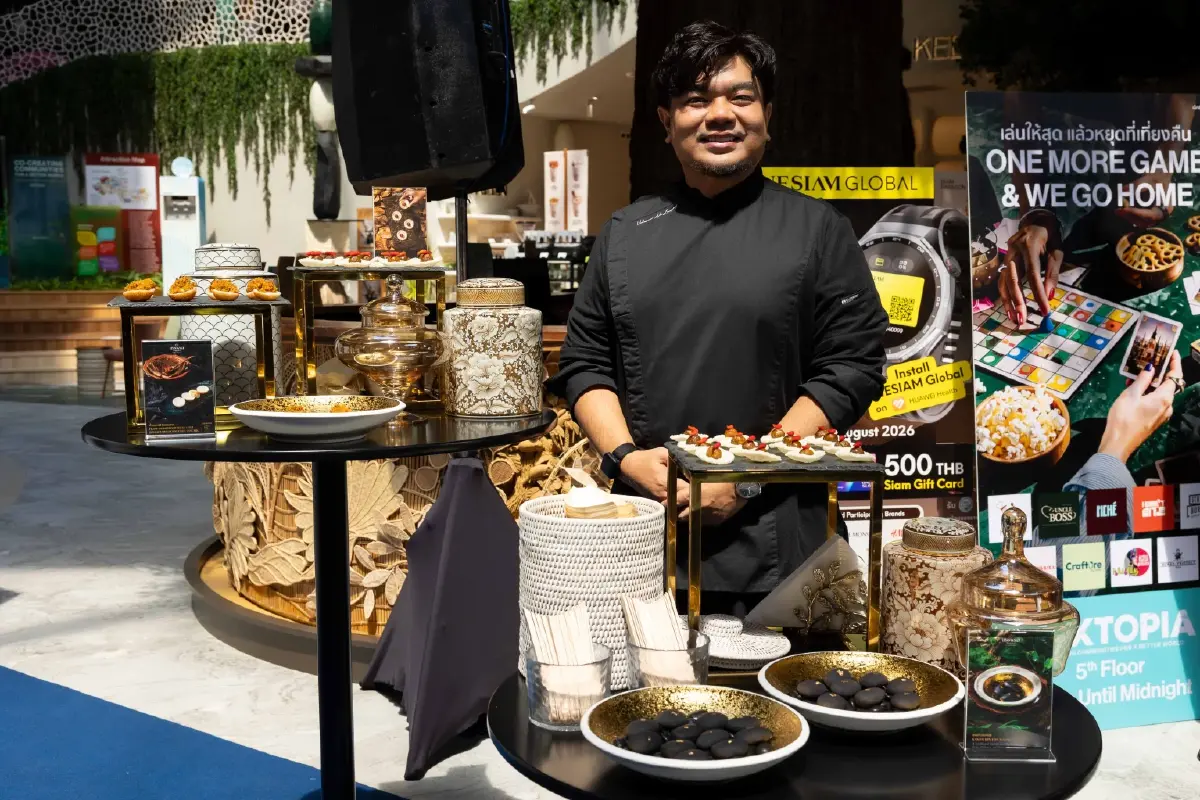 'วลาสุระ ณ ลำปาง' ถอดสูททนายมาควงตะหลิว ที่ร้านอาหารไทย 'สรรพรส'
