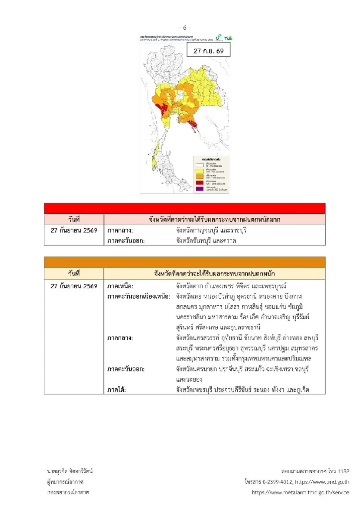 กรมอุตุ ประกาศฉบับ 4 ฝนระลอกใหญ่เริ่มวันนี้ ตกยาว 5 วัน 'อีสาน ตะวันออก' โดนก่อน