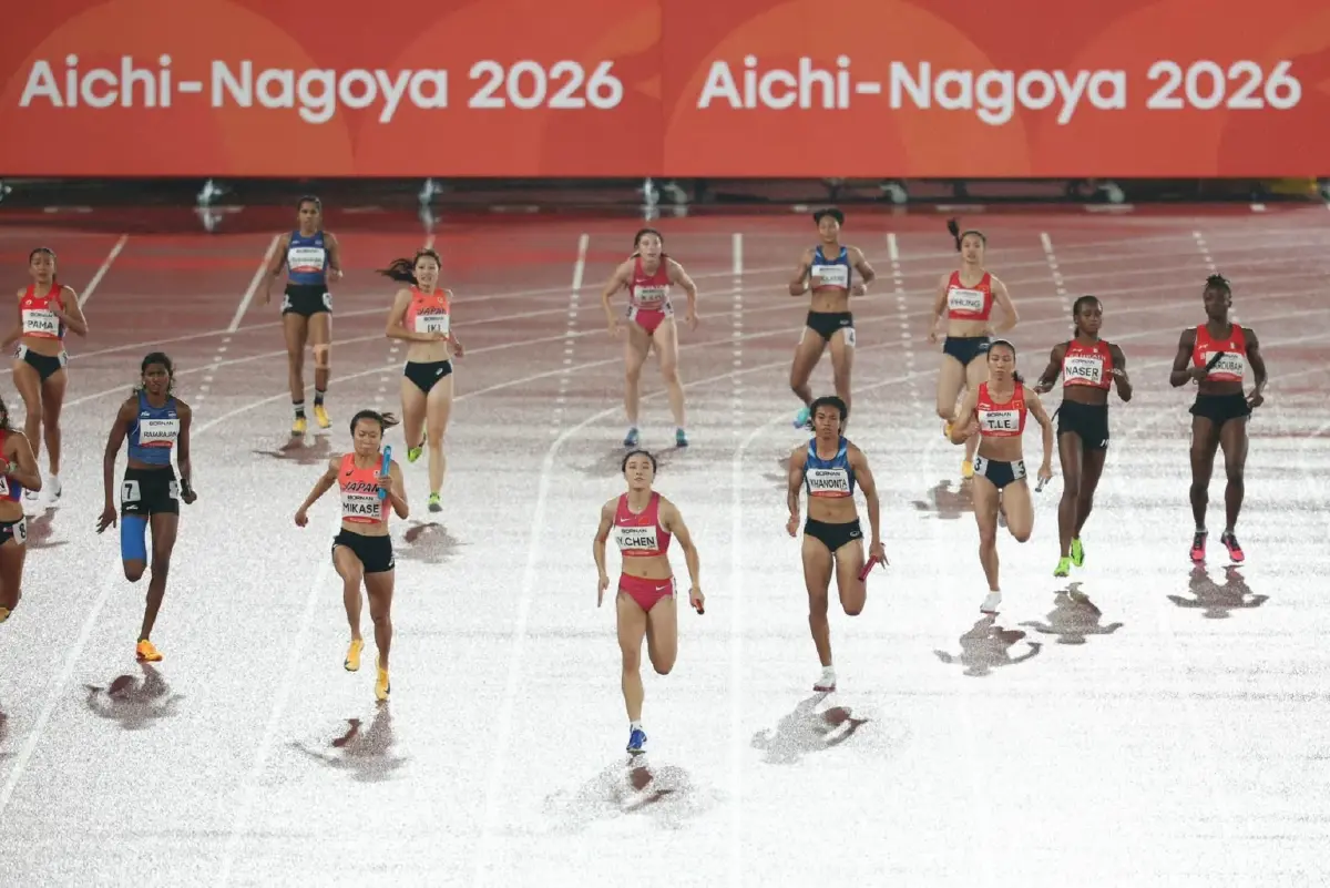 ทีมวิ่งผลัด 4x100 ม. หญิงไทย ผงาดคว้าเหรียญเงิน เอเชียนเกมส์ 2026