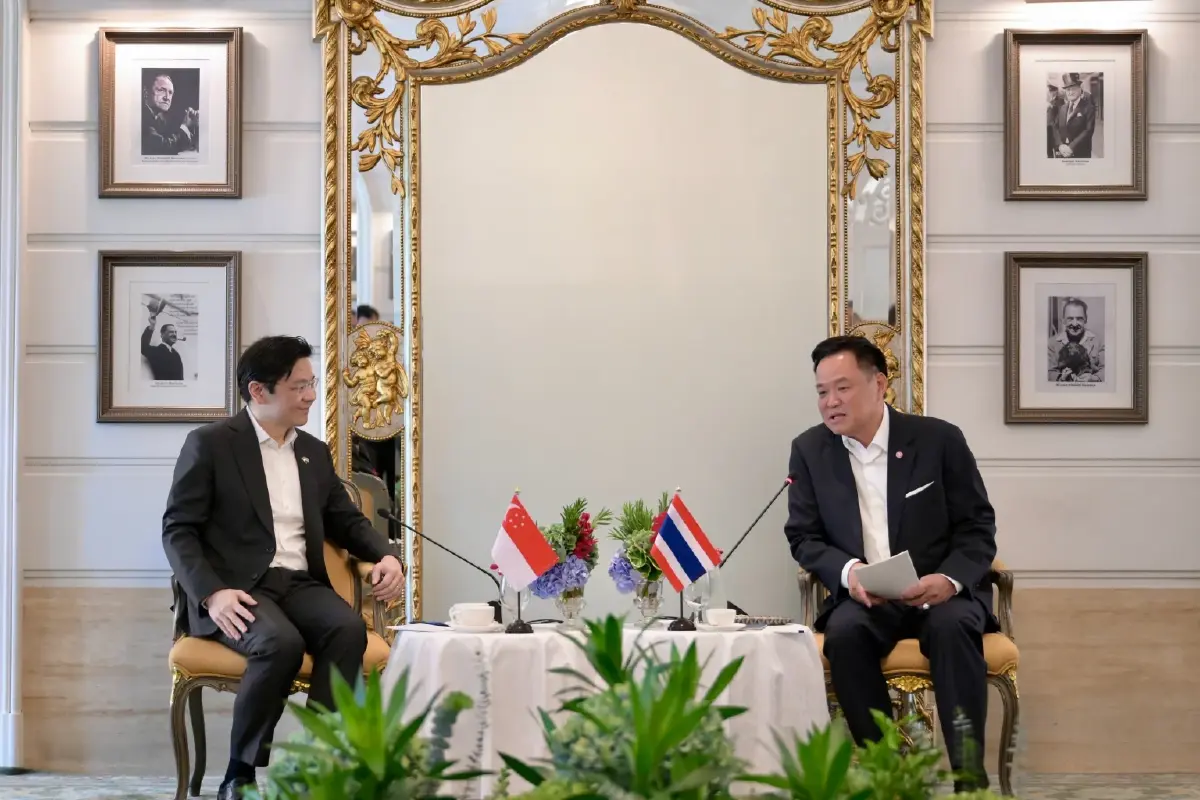 ‘อนุทิน-ลอว์เรนซ์ หว่อง’ เห็นพ้อง ไทย-สิงคโปร์ เดินหน้าภายใต้4เสาหลัก