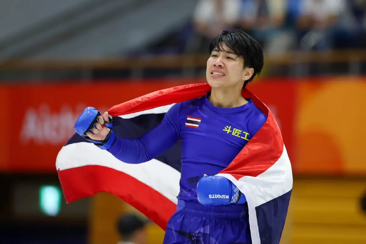 'แอม กัญจุฑา' ต้อนบาห์เรนขาดลอย คว้าทองที่ 4 ทัพไทย เอเชียนเกมส์ 2026