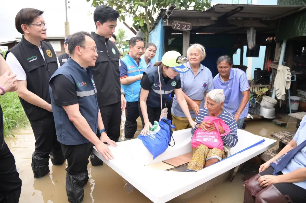 รับมือน้ำท่วม 23 จังหวัด กระทรวงสาธารณสุข(สธ.)สั่งการด่วน 8 ข้อ
