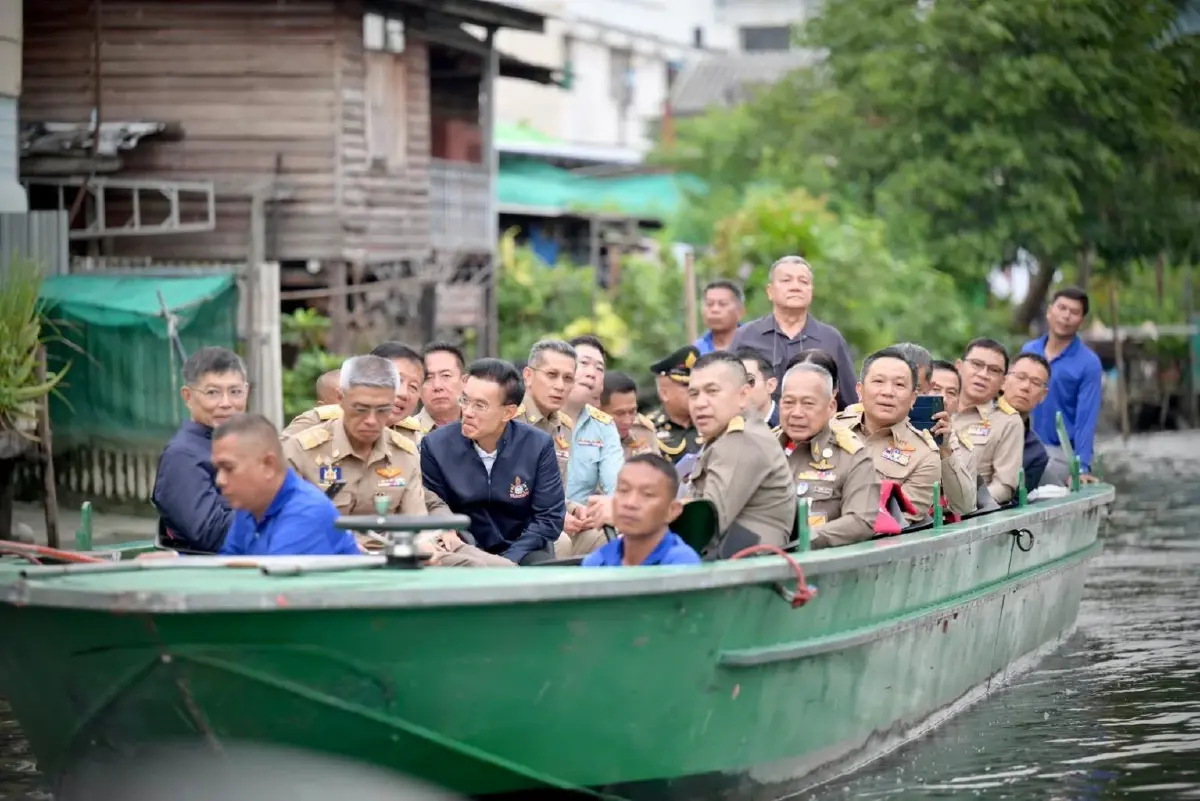 ราชเลขานุการฯ ติดตามพัฒนาคลองเปรมประชากร พื้นที่ปทุมธานี-อยุธยา