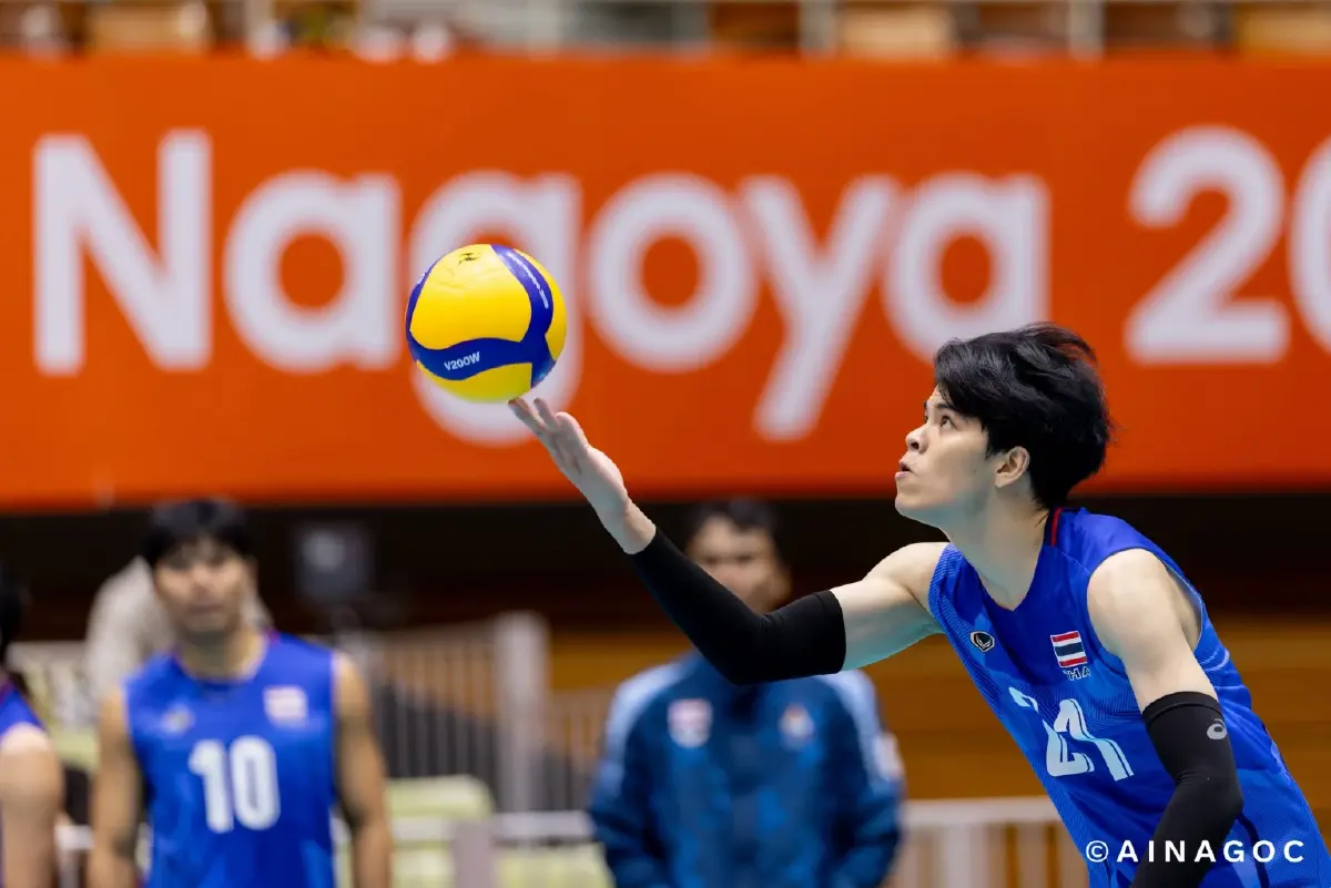 โปรแกรมถ่ายทอดสดวอลเลย์บอลชาย ทีมชาติไทย เอเชียนเกมส์ 2026 รอบ 8 ทีม