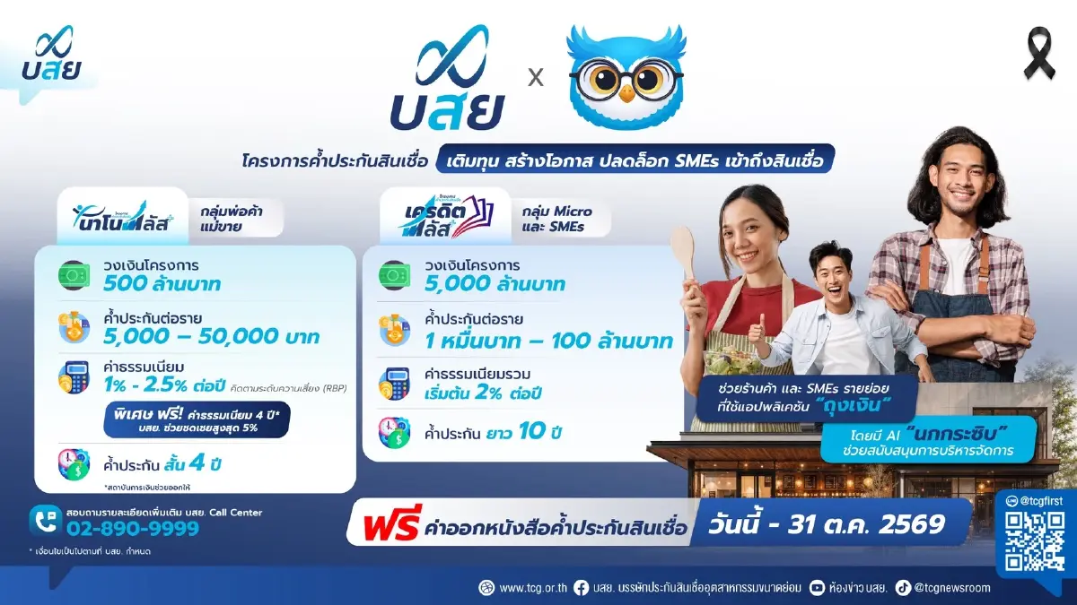‘เอกนิติ’ ดันสินเชื่อนกกระซิบ สูงสุด 500,000 บาทต่อราย ปล่อยกู้ดอกเบี้ยต่ำ ช่วยรายย่อย 1.2 ล้านคน