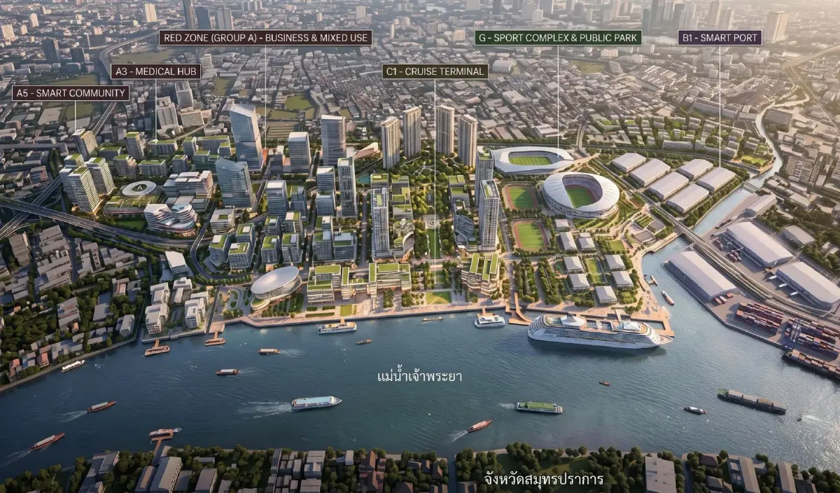 เปิดโฉมอนาคต 'ท่าเรือคลองเตย' บันเทิงครบวงจร ใจกลางเมือง