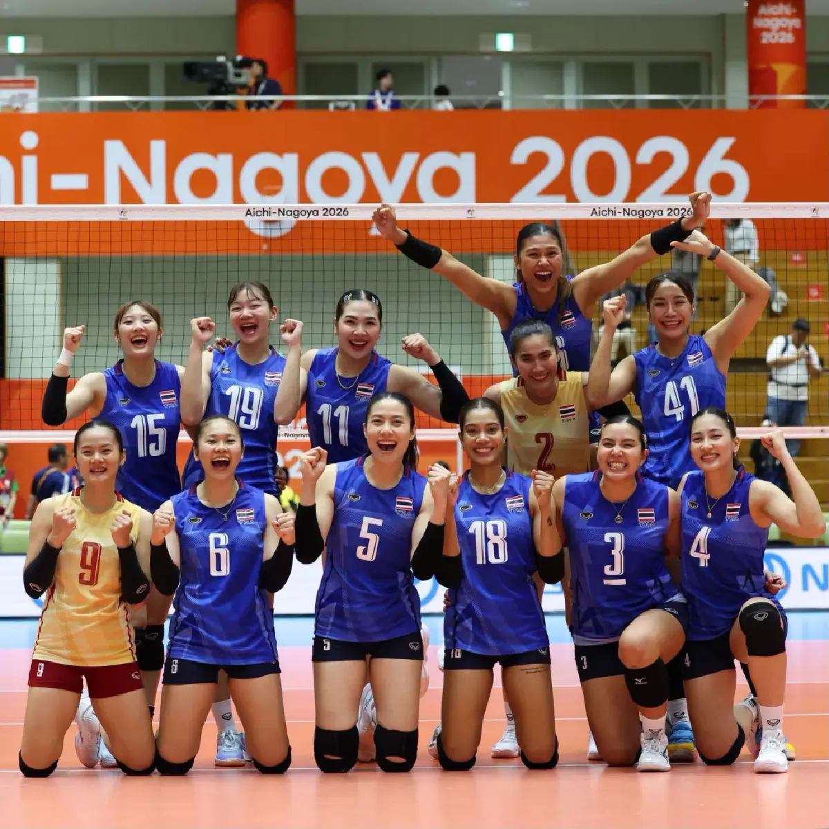ถ่ายทอดสดวอลเลย์บอลหญิง ทีมชาติไทย พบ ไชนีส ไทเป เอเชียนเกมส์ 2026