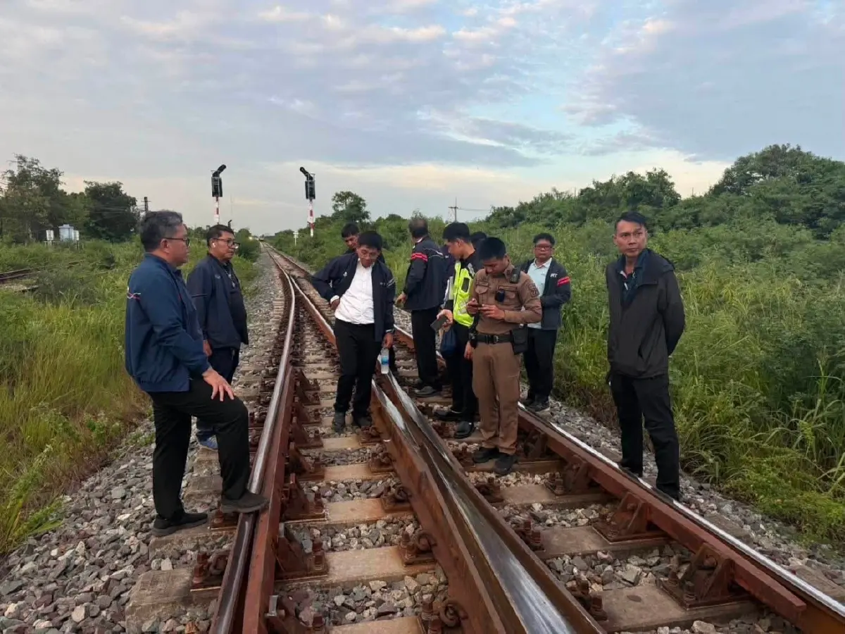 กู้สำเร็จแล้ว รถไฟตกรางชลบุรี แฉเบื้องหลังช็อก น็อตยึดรางหาย 7 ตัว