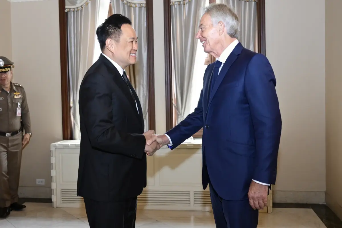 ‘อนุทิน’ ถก ‘โทนี่ แบลร์’ เผย เข้าOECD วาระแห่งชาติ ตั้งเป้าไทยสำเร็จ ปี71