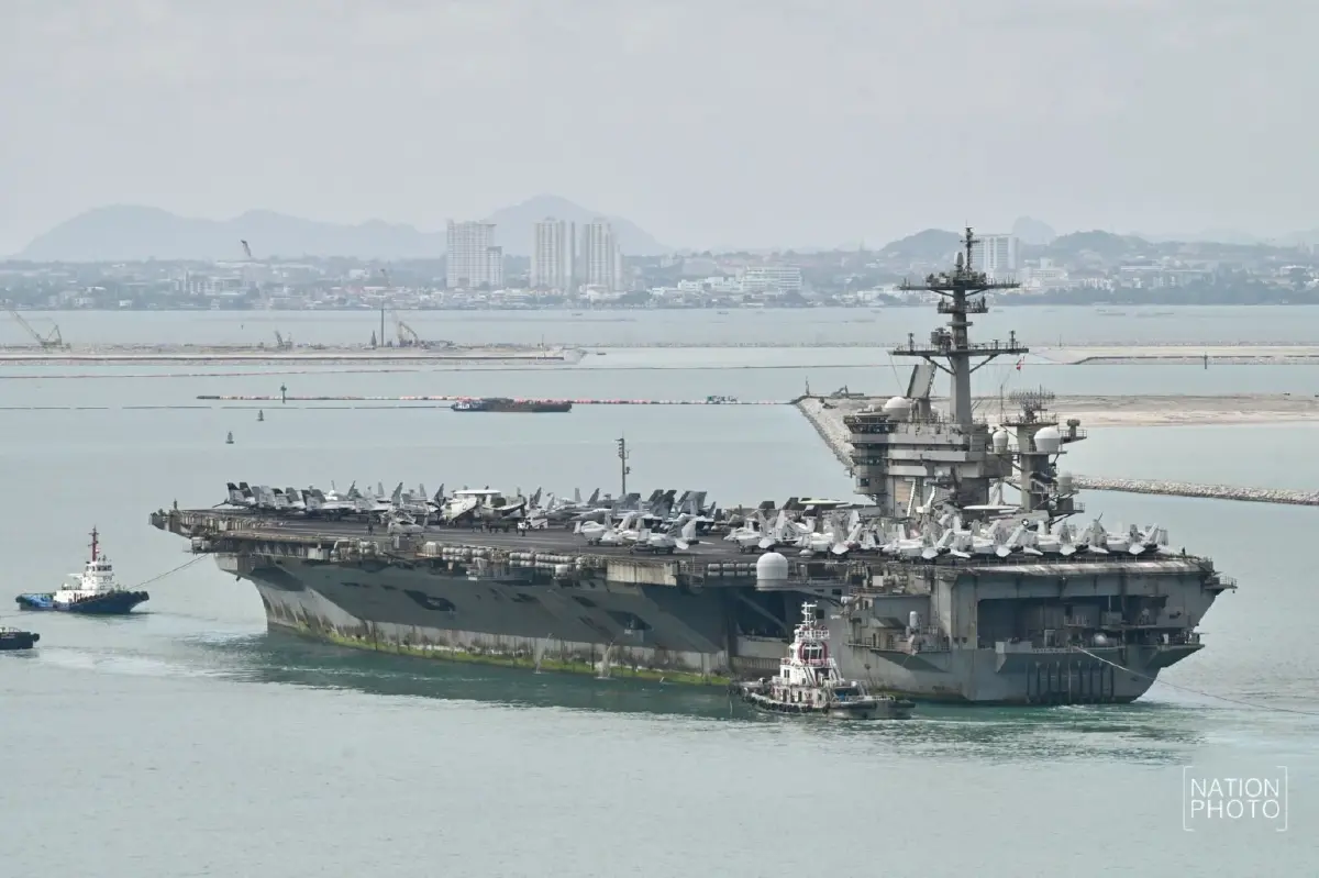 เปิดสภาพเรือ USS Abraham Lincoln กรำศึกหนัก กลางทะเล เกือบ 7 เดือน