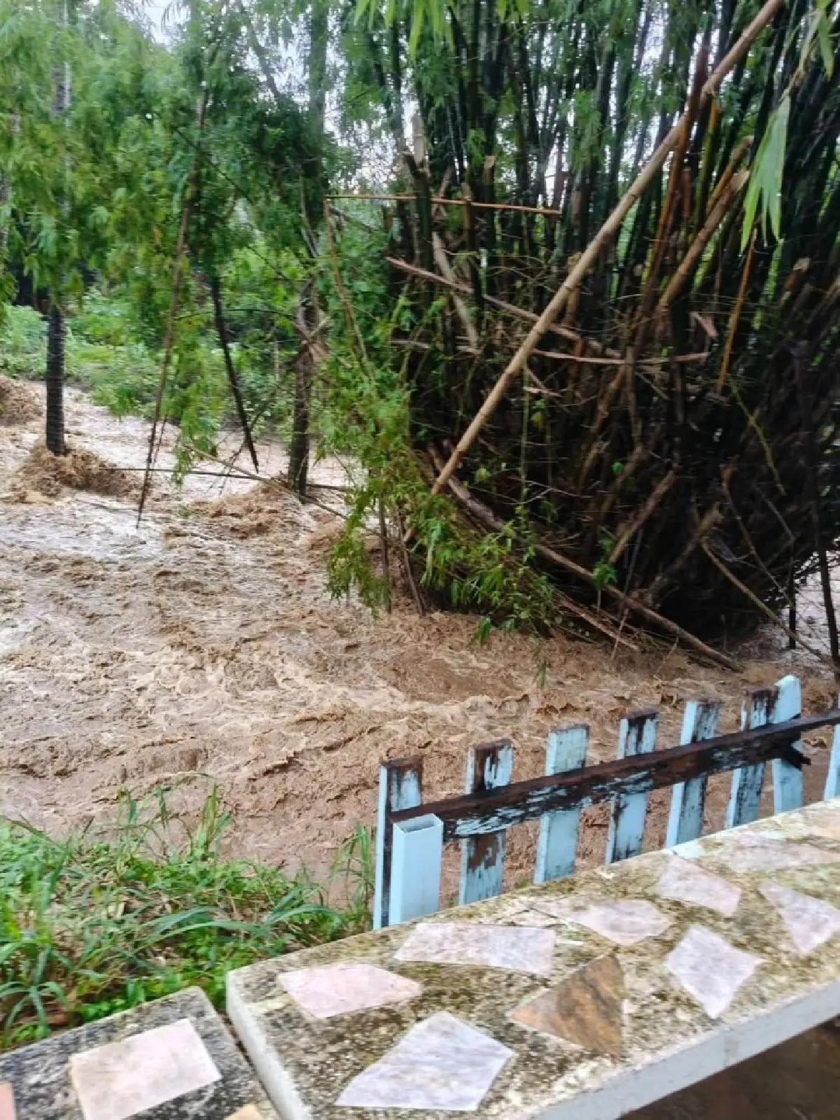 ฝนตกหนักมวกเหล็ก สระบุรี น้ำหลากท่วมบ้าน-ถนน กระทบกว่า 25 ครัวเรือน