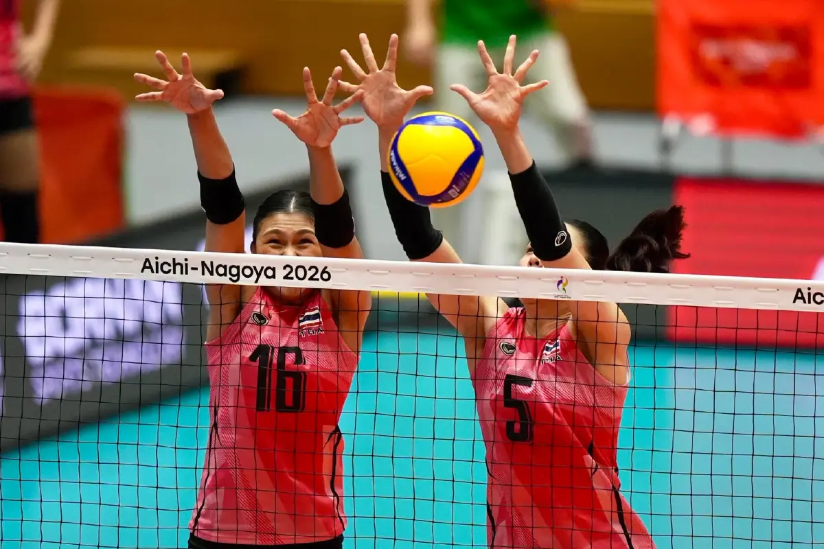 ผลวอลเลย์บอล ทีมชาติไทย ทุบ ไต้หวัน 3-0 เซต ผงาดแชมป์กลุ่ม เอเชียนเกมส์ 2026