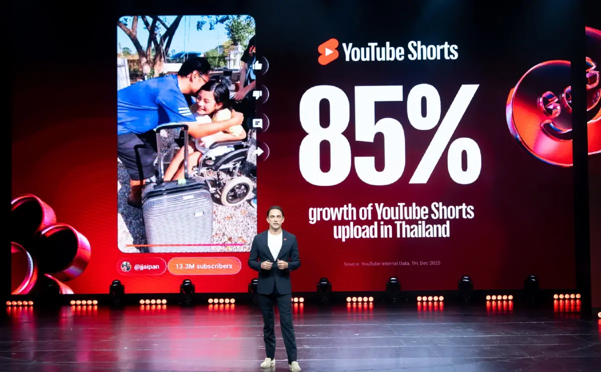 YouTube ยึดเบอร์ 1 สตรีมมิงไทย ดัน AI เชื่อมครีเอเตอร์-แบรนด์ สู่โลกคอมเมิร์ซ