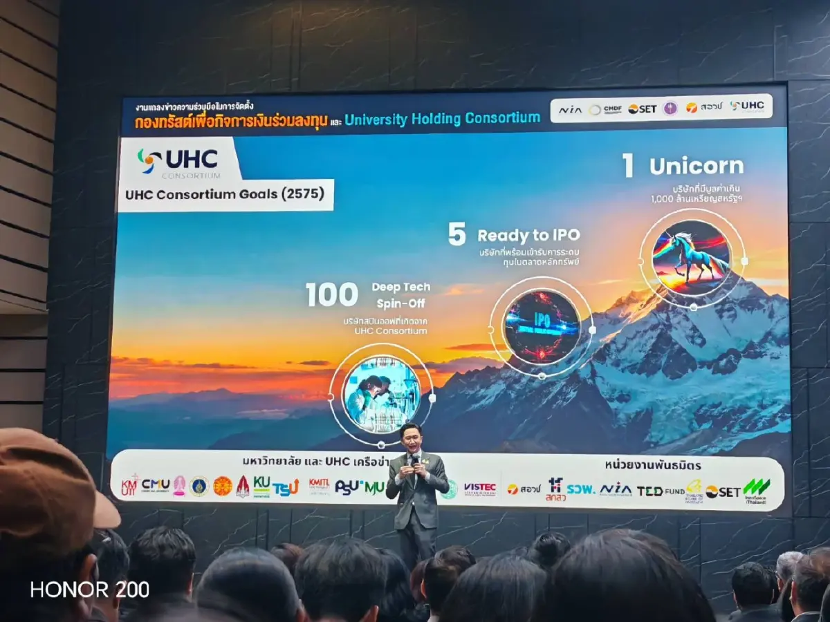UHC Consortium ปลดล็อกสตาร์ตอัปมหาวิทยาลัยไทยสู่ตลาดโลก