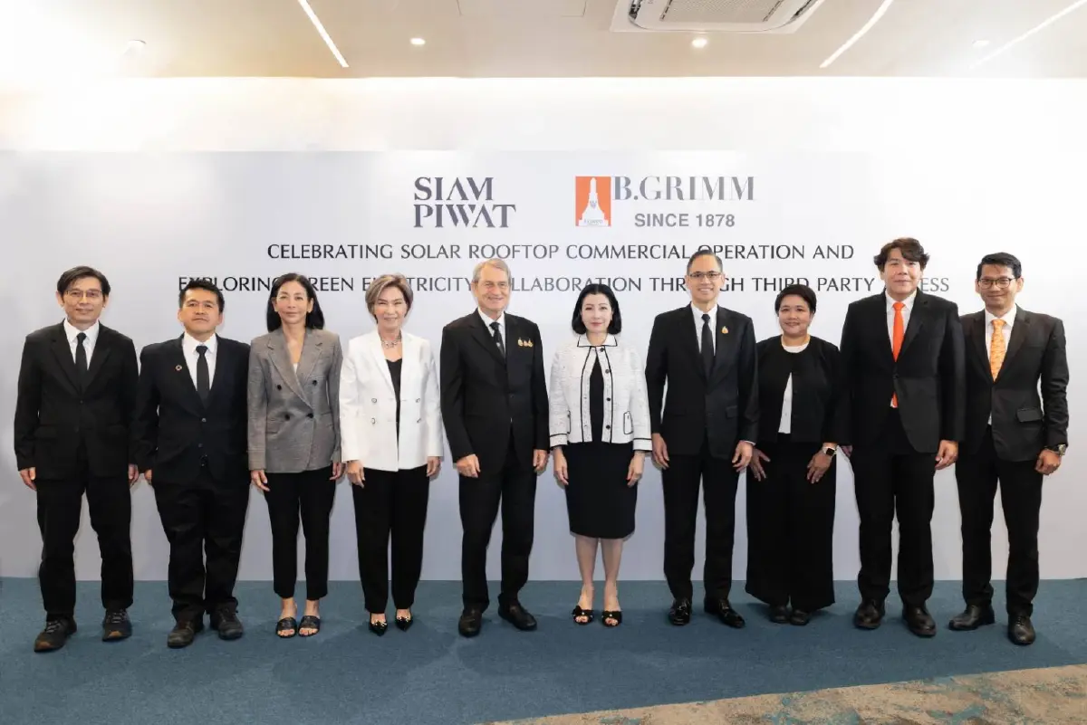 'บี.กริม-สยามพิวรรธน์' ซื้อขายไฟสะอาด TPA ลุย COD โซลาร์ 'พารากอน' 800 เมกะวัตต์