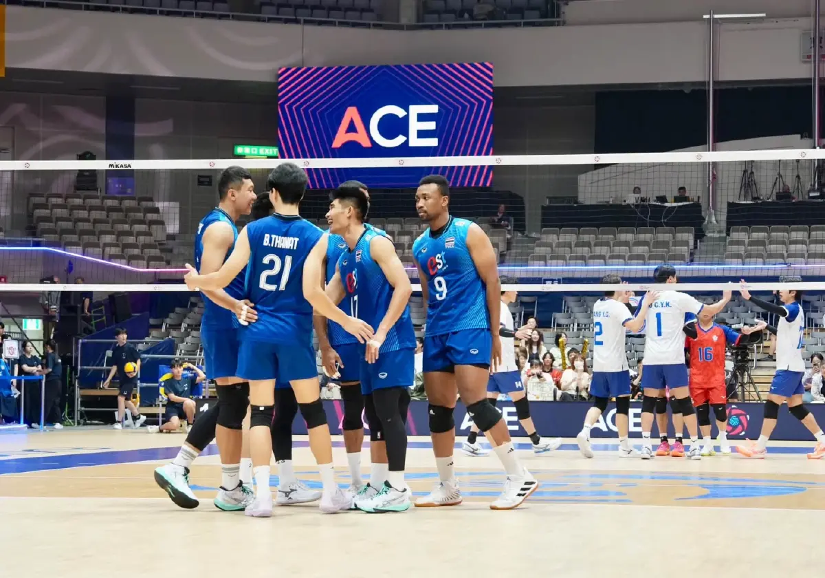 วอลเลย์บอลชายไทยดับซ่า ไชนีส ไทเป 3-2 เซต ผงาดแชมป์กลุ่ม ชิงแชมป์เอเชีย 2026