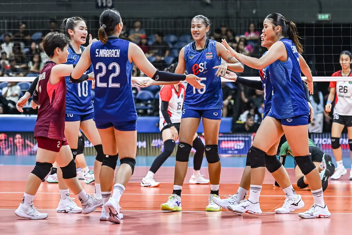 ดูวอลเลย์บอลสด 'EST Cola ไทย พบ ฟิลิปปินส์’ นัดชิง PVL Invitational Conference 2026
