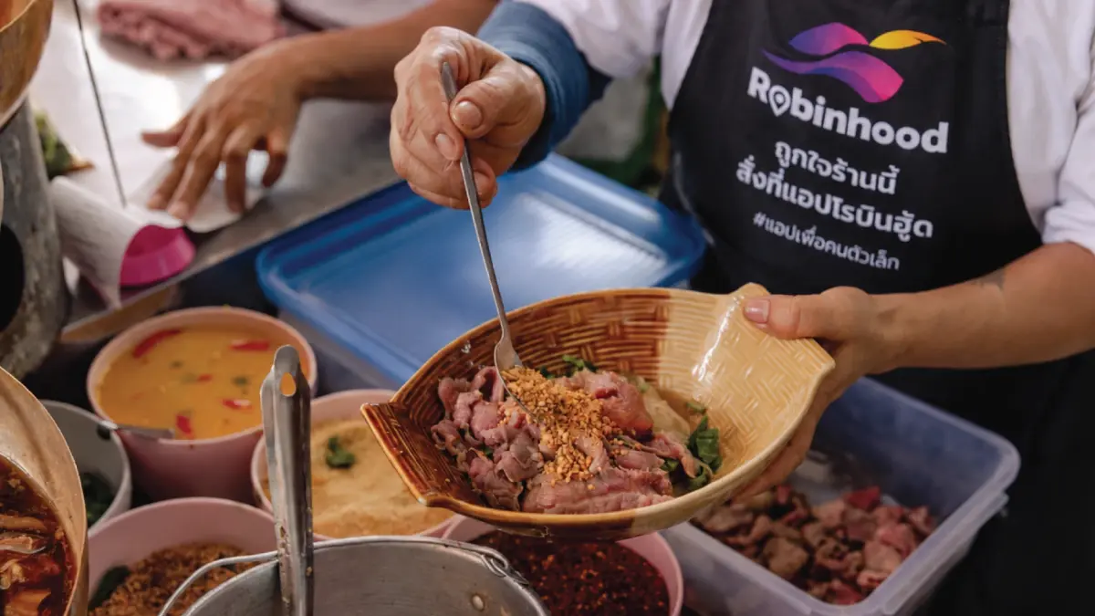 'Robinhood' สู้ไม่ถอย! ลุยหนักฟู้ดดิลิเวอรี ชูราคาเท่าหน้าร้าน GP 10.5%