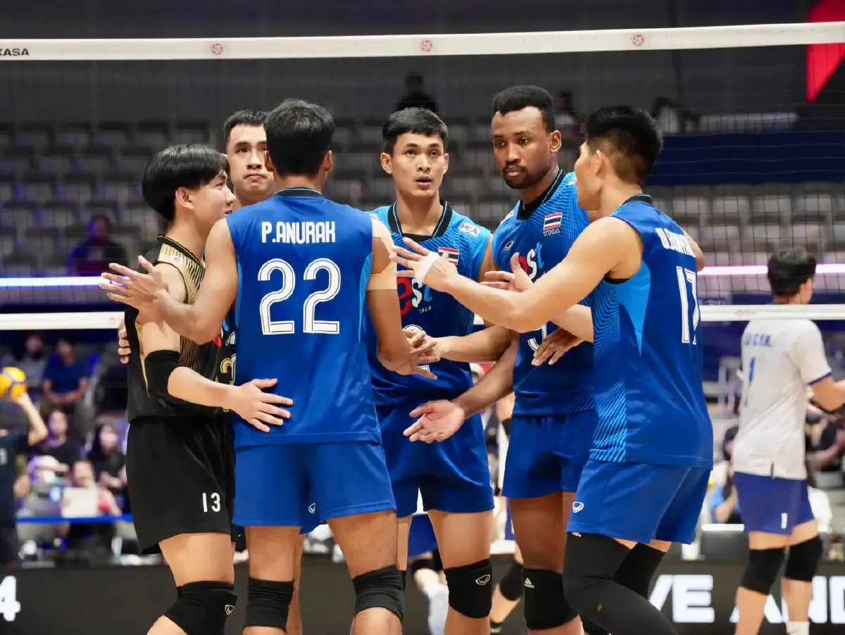 ถ่ายทอดสดวอลเลย์บอลชาย 'ไทย พบ ออสเตรเลีย' ชิงแชมป์เอเชีย 2026 รอบ 8 ทีม