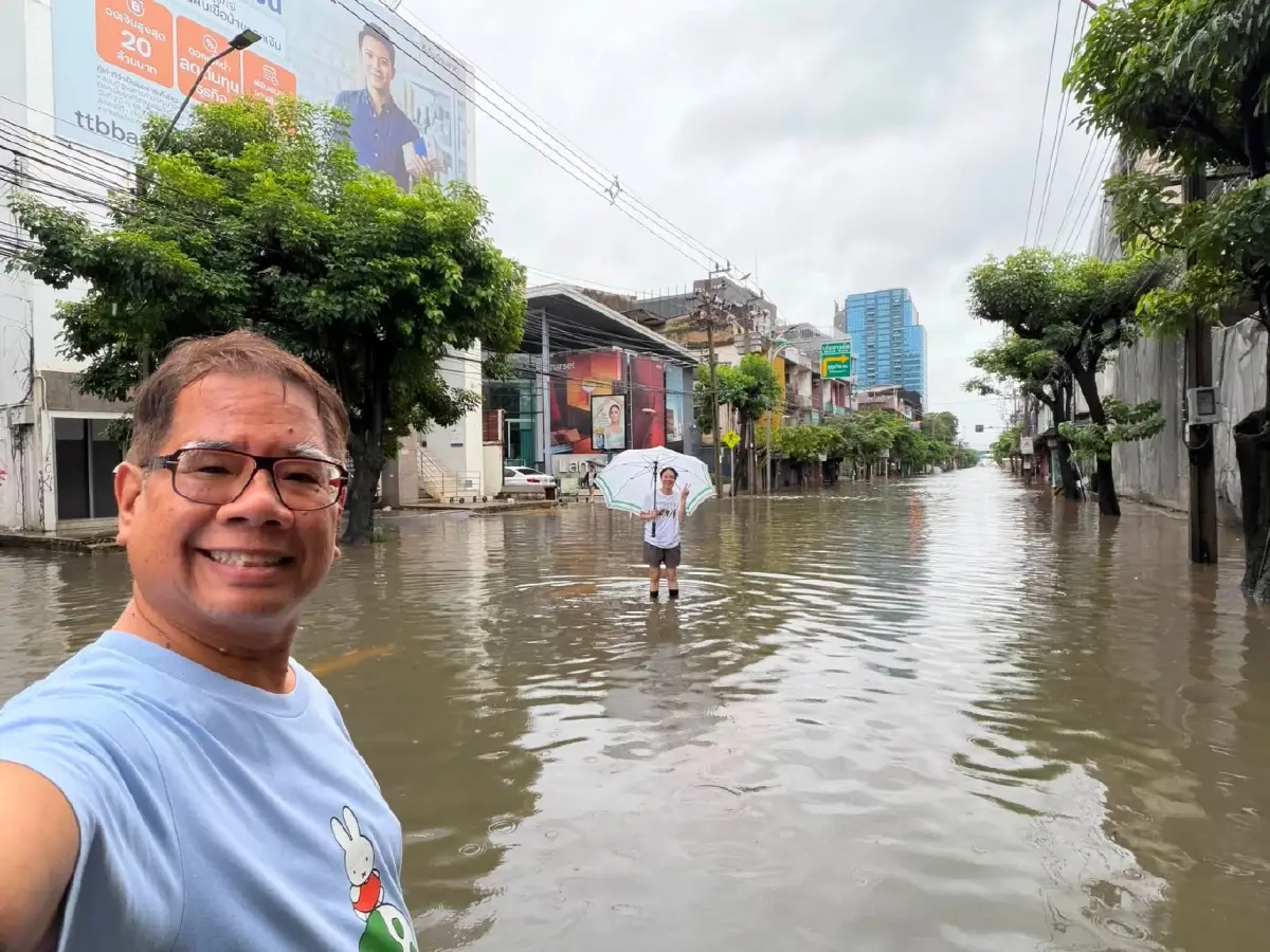 เปิดปมใหม่น้ำท่วม กทม. 'กำแพงน้ำทะเล' อ่าวไทยผิดปกติ พุ่งสูงล็อกทางระบาย