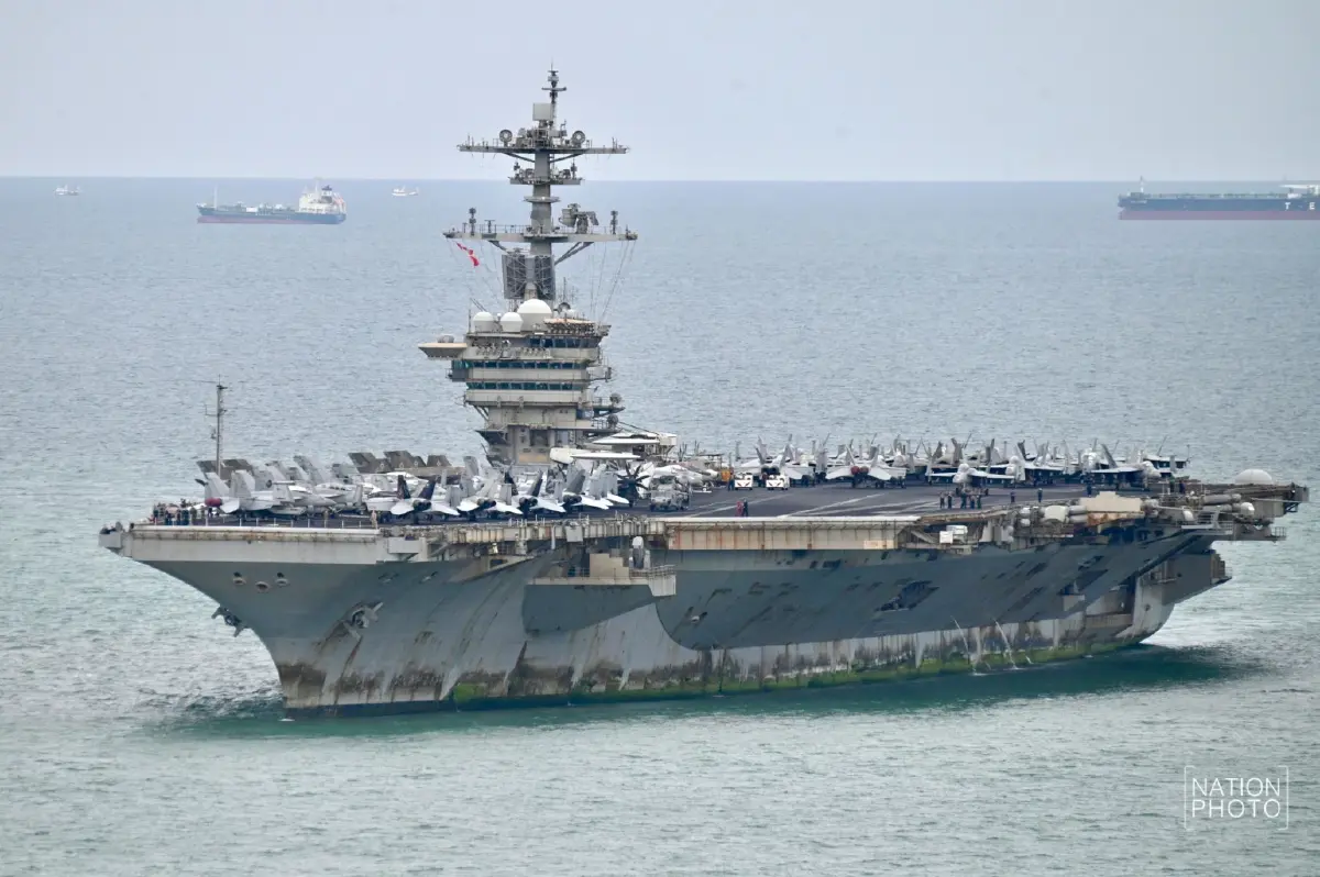 เรือบรรทุกเครื่องบินสหรัฐ USS Abraham Lincoln ถึงไทย ปักหมุดพัทยาพักผ่อน