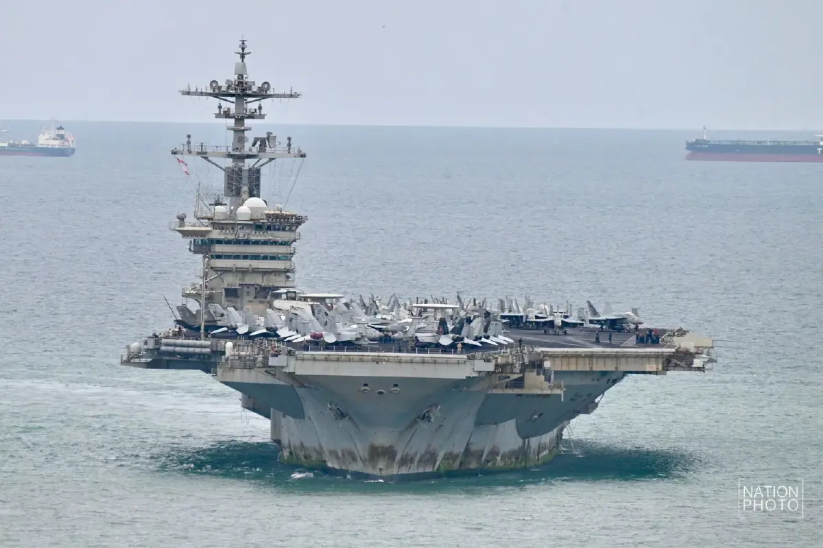 เปิดสภาพเรือ USS Abraham Lincoln กรำศึกหนัก กลางทะเล เกือบ 7 เดือน