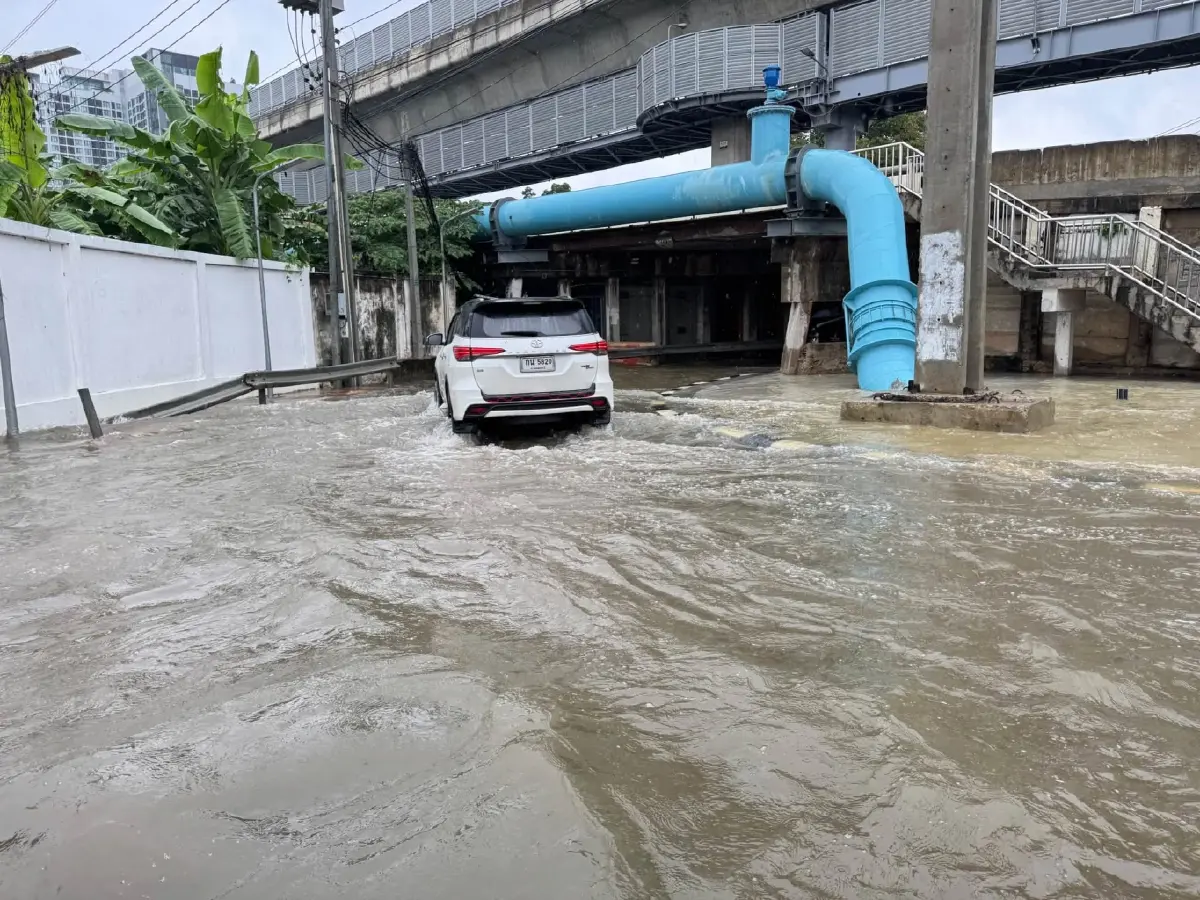 อัปเดตล่าสุด น้ำท่วมกรุงเทพทุกจุด 25 ก.ย.69 ระวังฝนแช่นาน รถติด