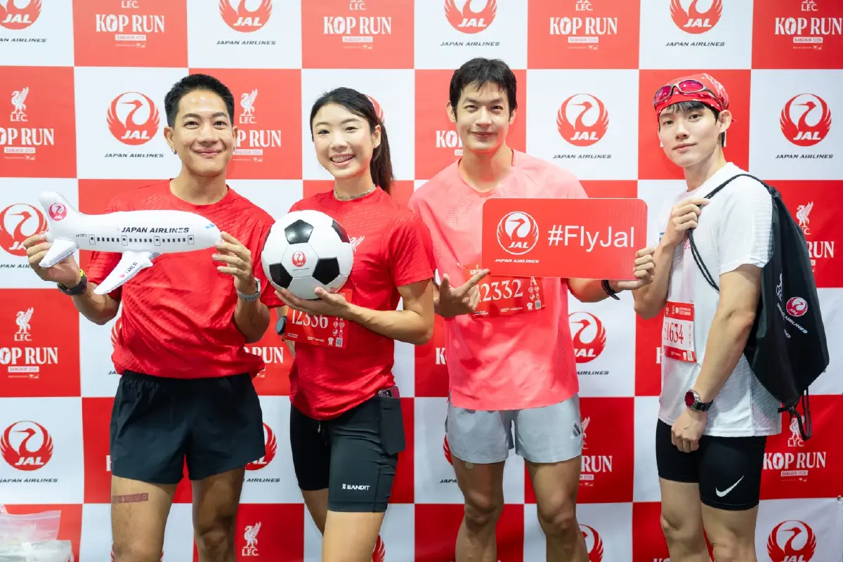 JAL หนุน KOP RUN Bangkok 2026 พาแฟนลิเวอร์พูลรวมพลังสร้างประสบการณ์วิ่งสุดประทับใจ 