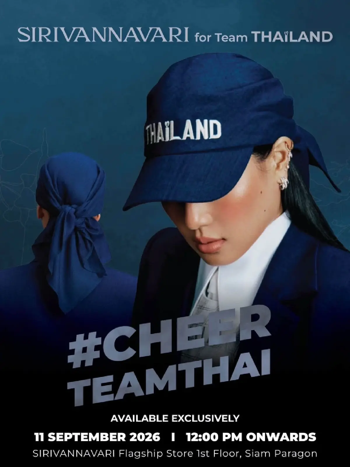 SIRIVANNAVARI เปิดตัวคอลเลกชันพิเศษ #CheerTeamThai วางขาย 11 ก.ย. นี้