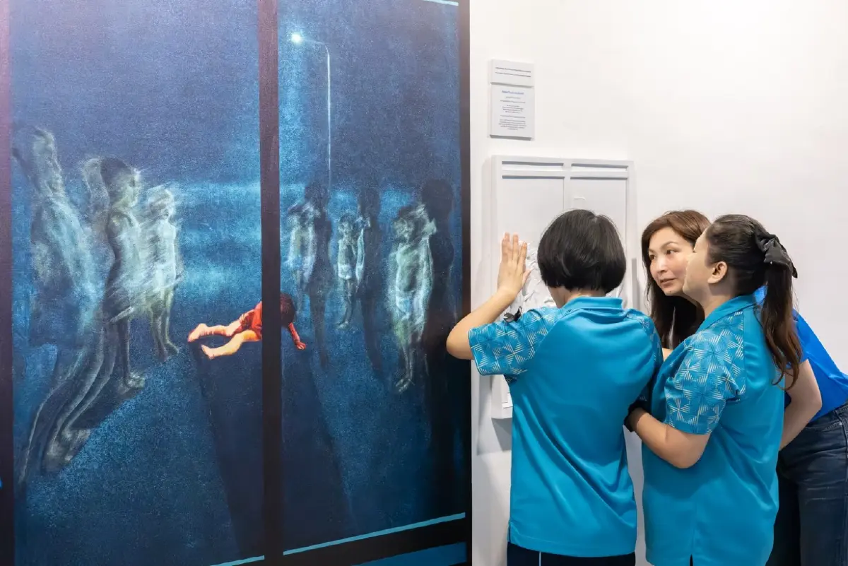 UOB เนรมิต 'ภาพวาดสัมผัสได้' เปิดพื้นที่เสพงานศิลป์ผ่านปลายนิ้ว