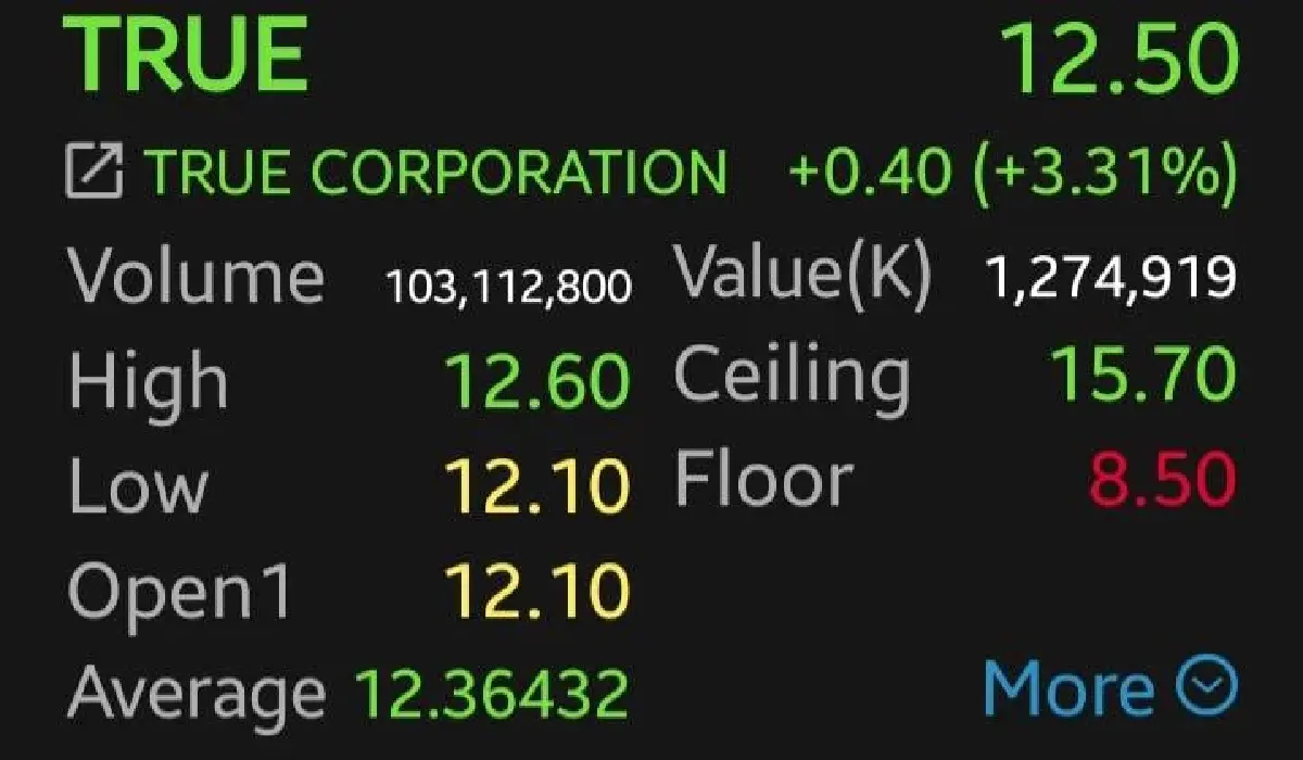 หุ้น TRUE บวก นำกลุ่ม ICT โบรกคาดลุ้นกำไร Q3 โตแตะ 6.5 พันล้าน ปันผลจ่อ 5%