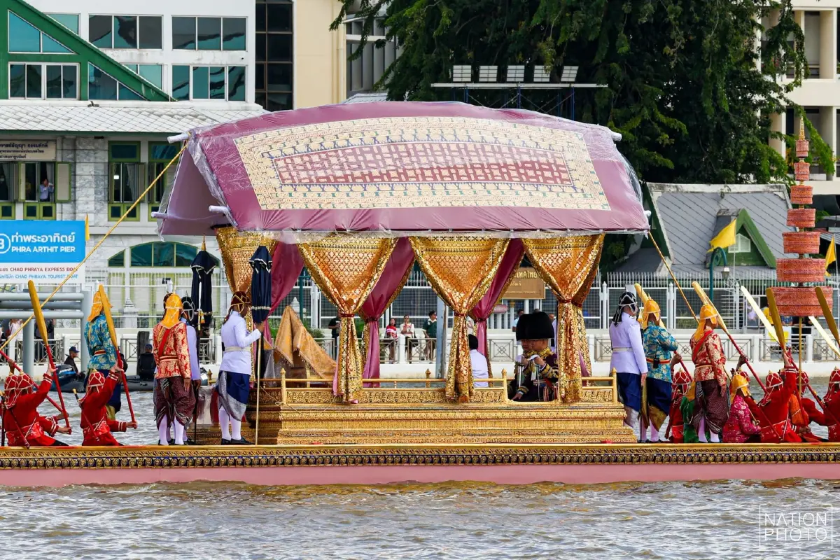 ประมวลภาพ ซ้อมใหญ่เสมือนจริง ขบวนพยุหยาตราทางชลมารค ครั้งที่ 1