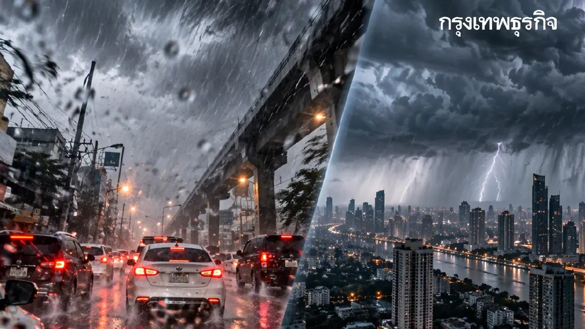 เทียบชัด ประกาศ ฉบับที่ 2 ฝนตกหนักรอบนี้ 4 วันต่อเนื่อง ที่ไหนบ้าง?