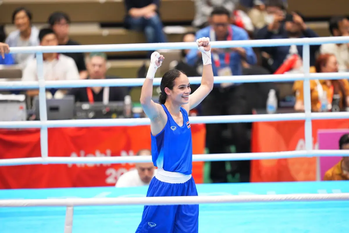 ถ่ายทอดสดมวย ณัฐนิชา จงโปร่งกลาง 'ไทย พบ เกาหลีเหนือ' เอเชียนเกมส์ 2026 รอบชิง