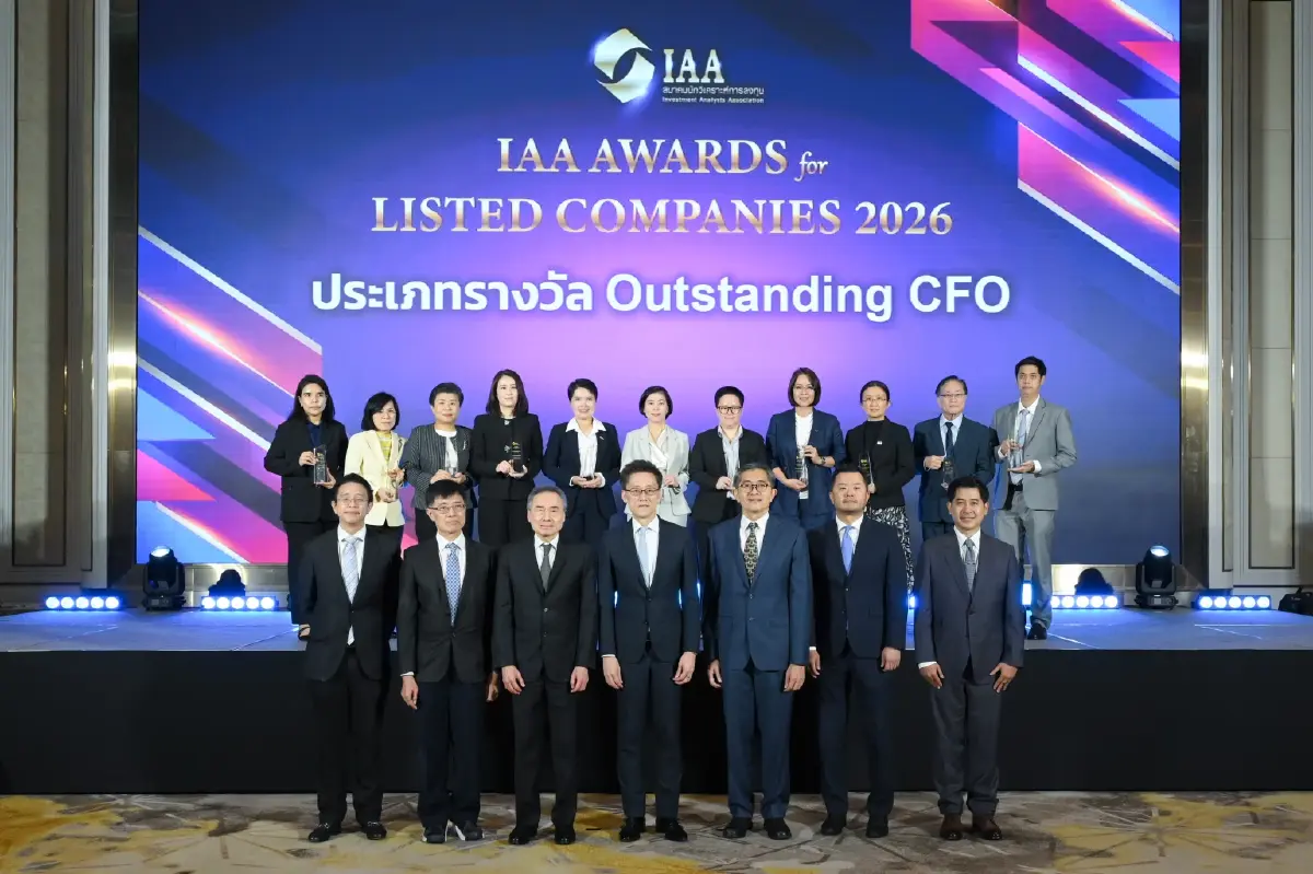 ‘ไทยยูเนี่ยน กรุ๊ป’ คว้ารางวัล Outstanding CFO กลุ่มอาหาร  จาก IAA