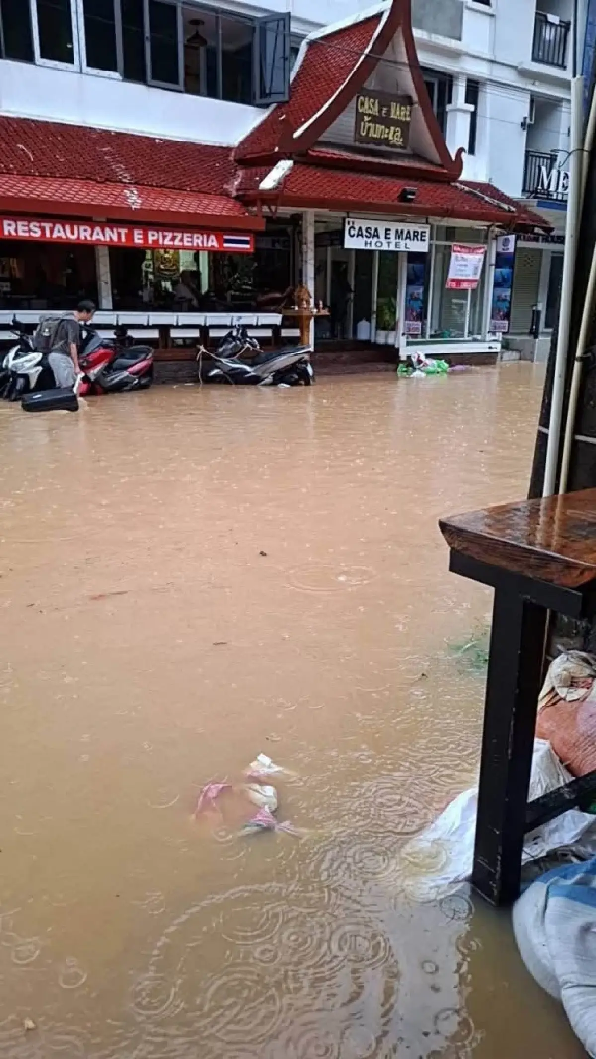 น้ำท่วมภูเก็ตล่าสุด ฝนตกหนัก 70% 'ถนนโคกโตนด-หน้าวัดใต้' ผ่านไม่ได้