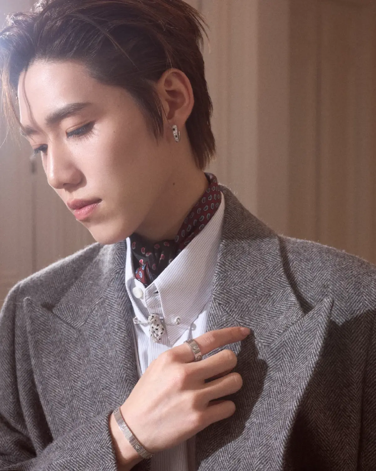 เปิดลุค 'พีพี กฤษฏ์' ร่วมงานแต่งพี่สาว 'เพชร ศสิพร' โมเมนต์พิเศษกับ Panthere de Cartier