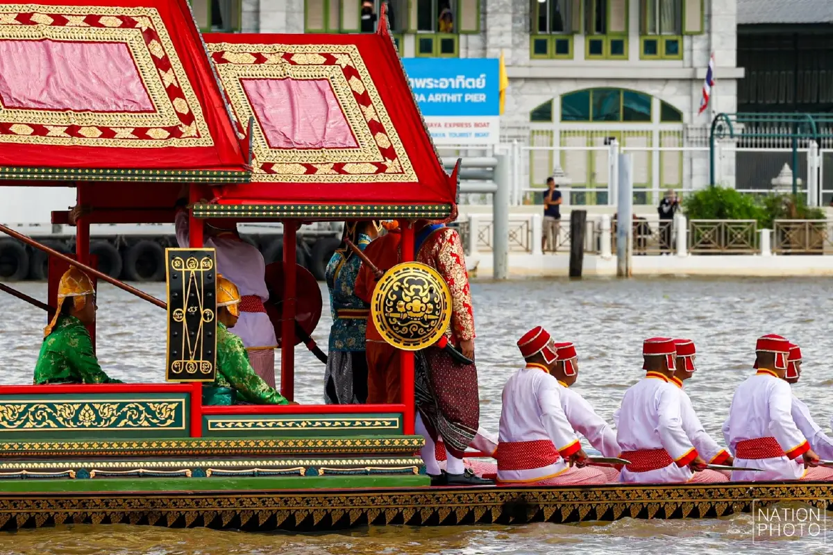 ประมวลภาพ ซ้อมใหญ่เสมือนจริง ขบวนพยุหยาตราทางชลมารค ครั้งที่ 1