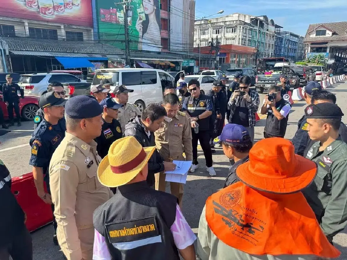 แม่สอดรถติดลด จัดระเบียบจราจร สะพานมิตรภาพไทย–เมียนมา แห่งที่ 1
