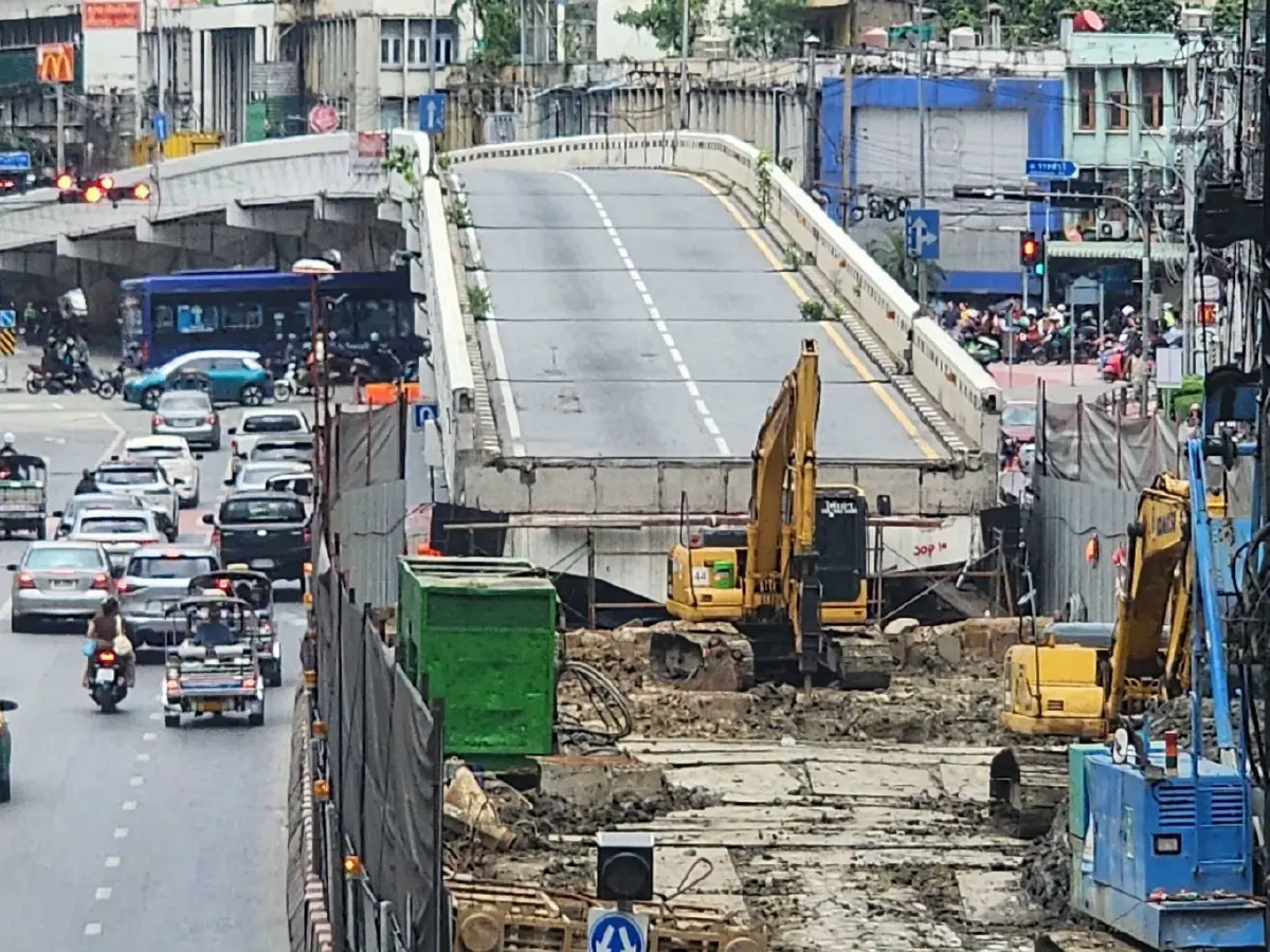 ส่องอนาคต 'ประตูน้ำ' สดจากไซต์งาน รถไฟฟ้าสายสีส้ม คืบหน้ากว่า 41%