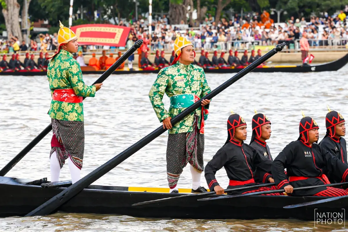 ประมวลภาพ ซ้อมใหญ่เสมือนจริง ขบวนพยุหยาตราทางชลมารค ครั้งที่ 1