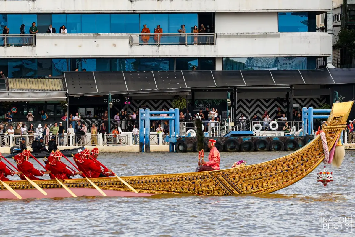 ประมวลภาพ ซ้อมใหญ่เสมือนจริง ขบวนพยุหยาตราทางชลมารค ครั้งที่ 1