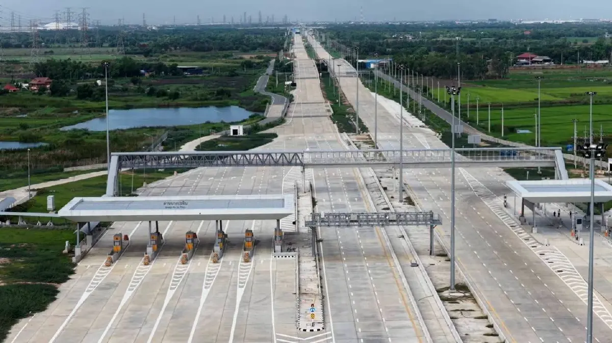 เปิดวิ่งฟรี M6 บางปะอิน-หินกอง เลี่ยงน้ำท่วม ขาไป-ขากลับ 6-11 ต.ค. นี้