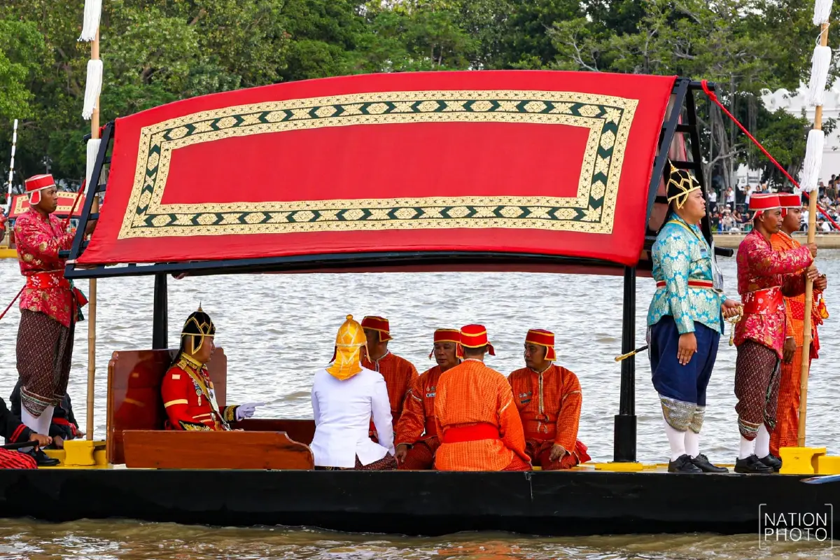 ประมวลภาพ ซ้อมใหญ่เสมือนจริง ขบวนพยุหยาตราทางชลมารค ครั้งที่ 1