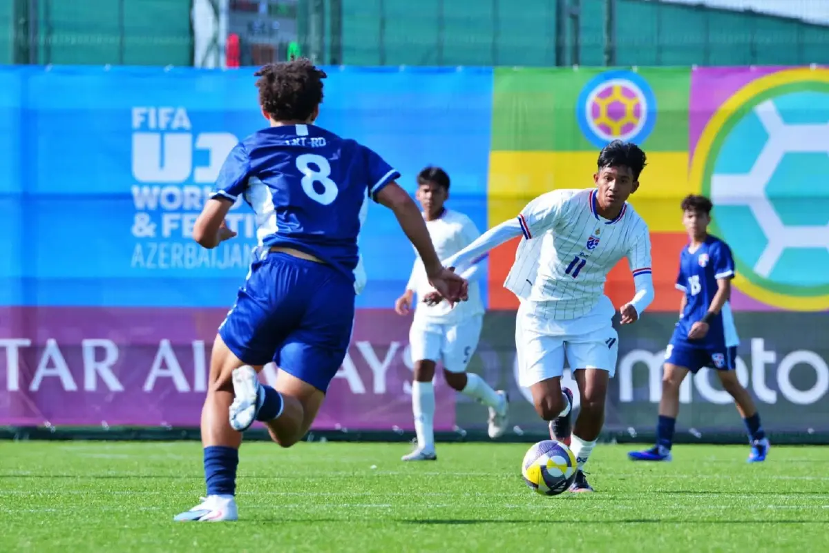 ถ่ายทอดสดฟุตบอล ทีมชาติไทย พบ โดมินิกัน เช็กผลบอล FIFA U-15 World Cup 2026
