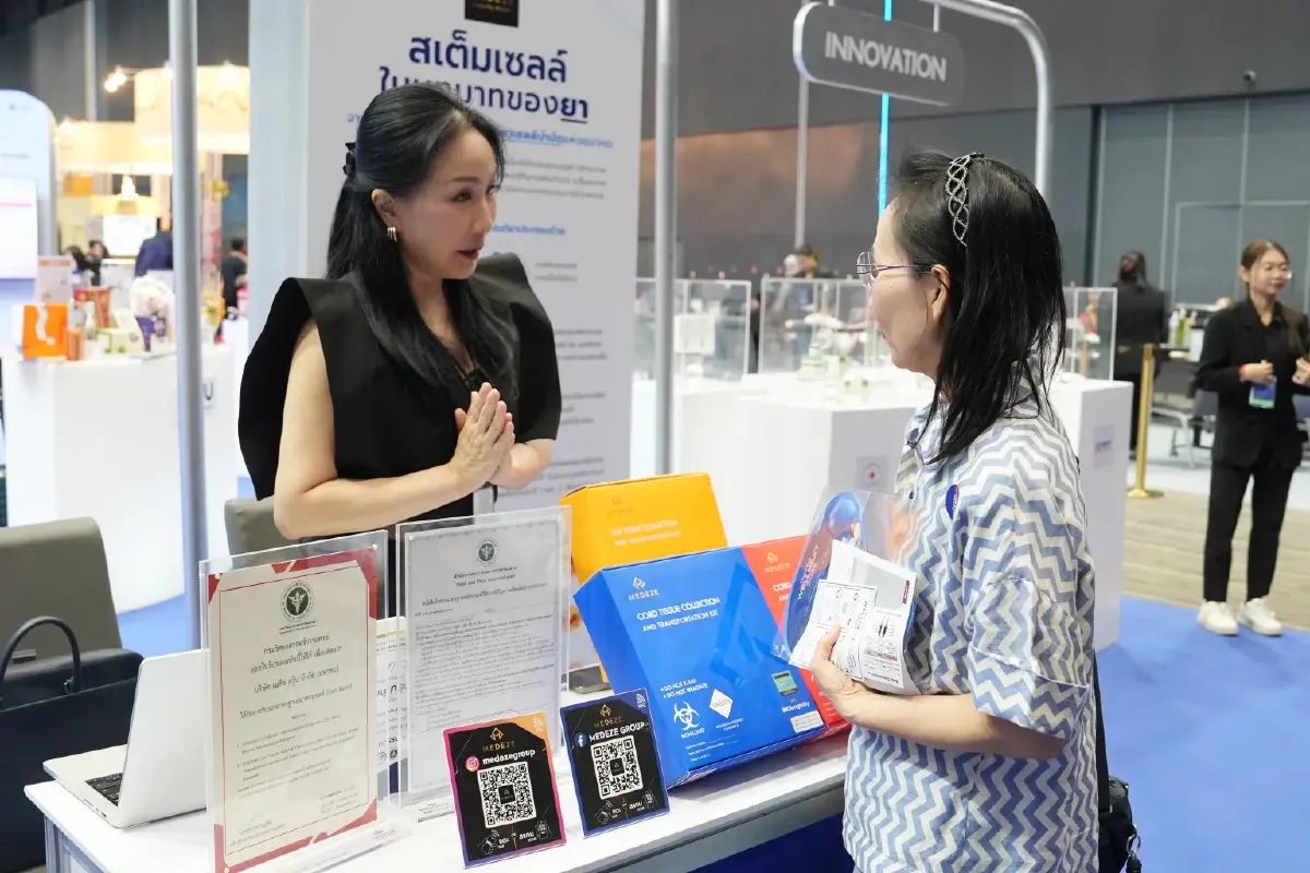 MEDEZE โชว์ความก้าวหน้า ‘สเต็มเซลล์ในบทบาทของยา’ บนเวที ThaiFDA WELLNEXT 2026