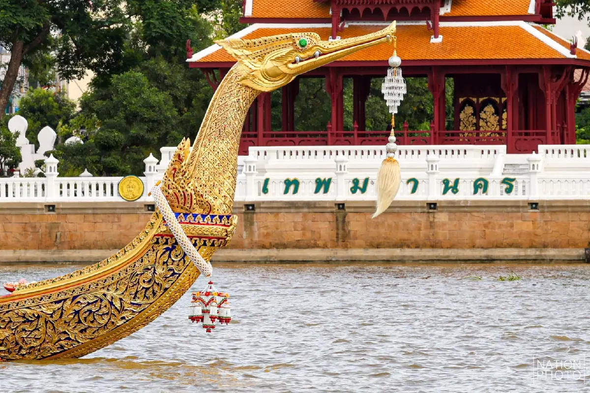 ประมวลภาพ ซ้อมใหญ่เสมือนจริง ขบวนพยุหยาตราทางชลมารค ครั้งที่ 1
