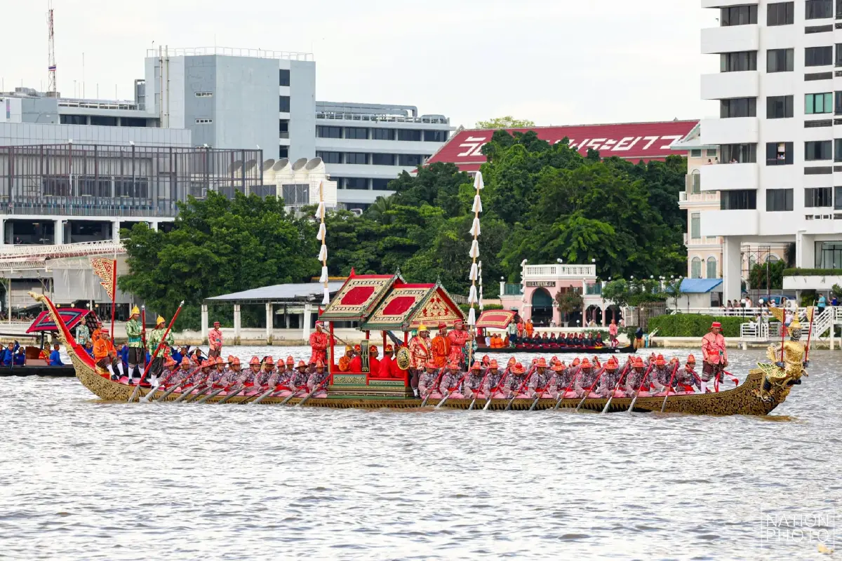 ประมวลภาพ ซ้อมใหญ่เสมือนจริง ขบวนพยุหยาตราทางชลมารค ครั้งที่ 1