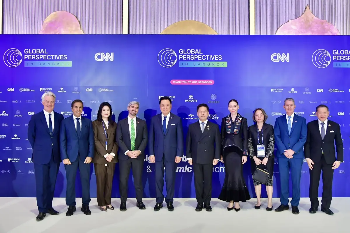 'อนุทิน' เปิดงาน 'CNN Global Perspectives' ยันไทยพร้อมเชื่อมโลก ดึงการลงทุนเข้าประเทศ