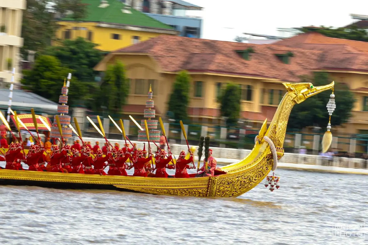 ประมวลภาพ ซ้อมใหญ่เสมือนจริง ขบวนพยุหยาตราทางชลมารค ครั้งที่ 1